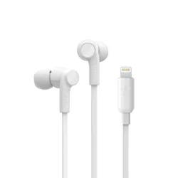 Belkin SoundForm Headphones - Wired In-Ear Earphones With Microphone- iPhone Headphones, White
