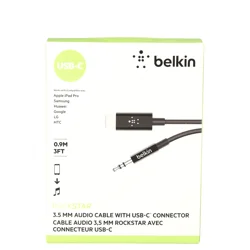 Belkin Usb-C To 3.5 Mm Audio Cable Black