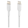 slide 17 of 21, Belkin Usb-C-To-Usb-C Braided Cable, 3.3', White, Cab004Bt1Mwh, 1 ct