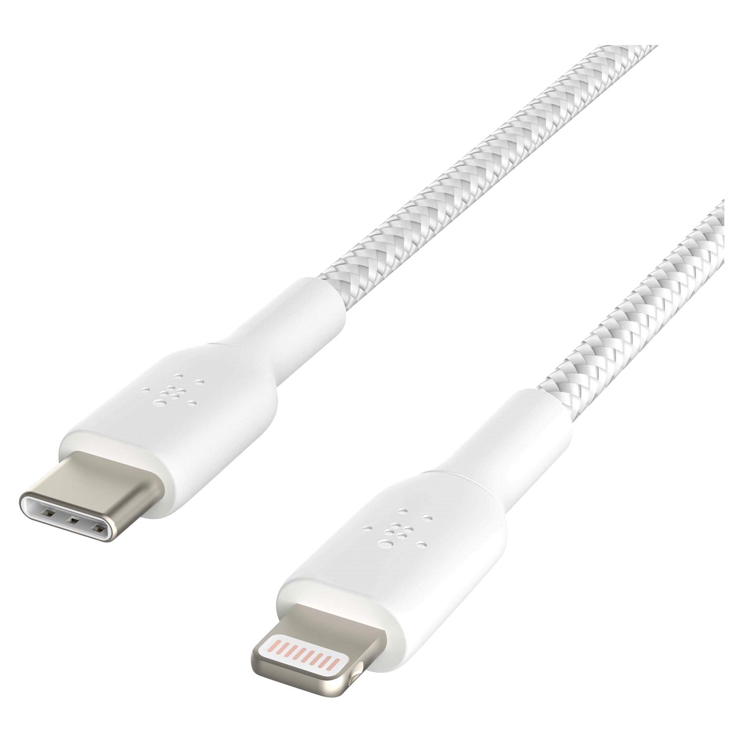 slide 4 of 4, Belkin BoostCharge 3.3 Feet USB-C Cable with Lightning Connector 1 ea, 1 ct