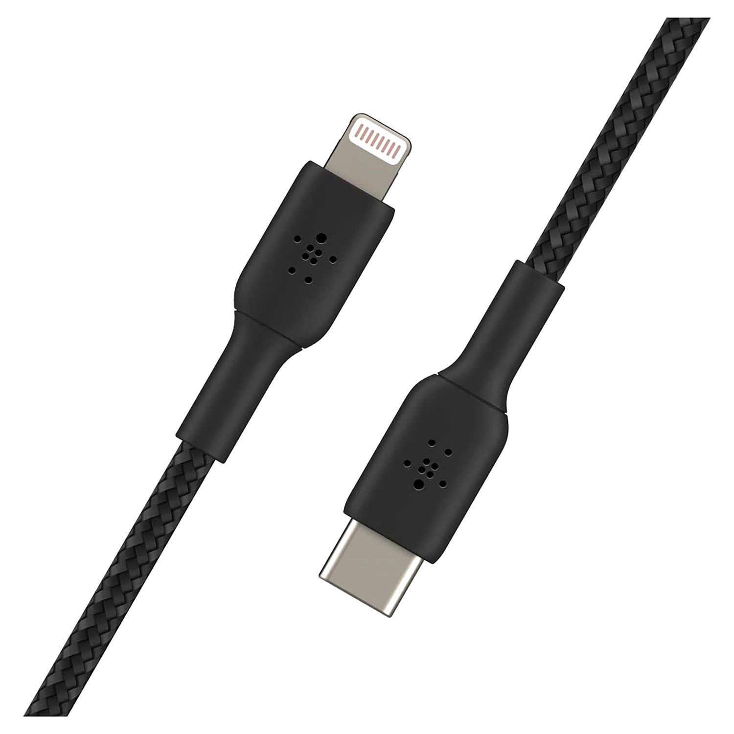 slide 3 of 3, Belkin BoostCharge 6.6 Feet USB-C Cable with Lightning Connector 1 ea, 1 ct
