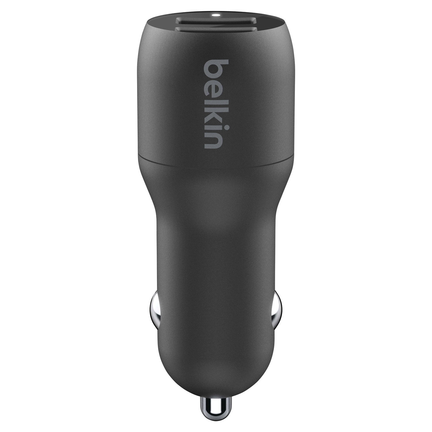 slide 2 of 3, Belkin Dual Usb-A Car Charger - Black, 1 ct