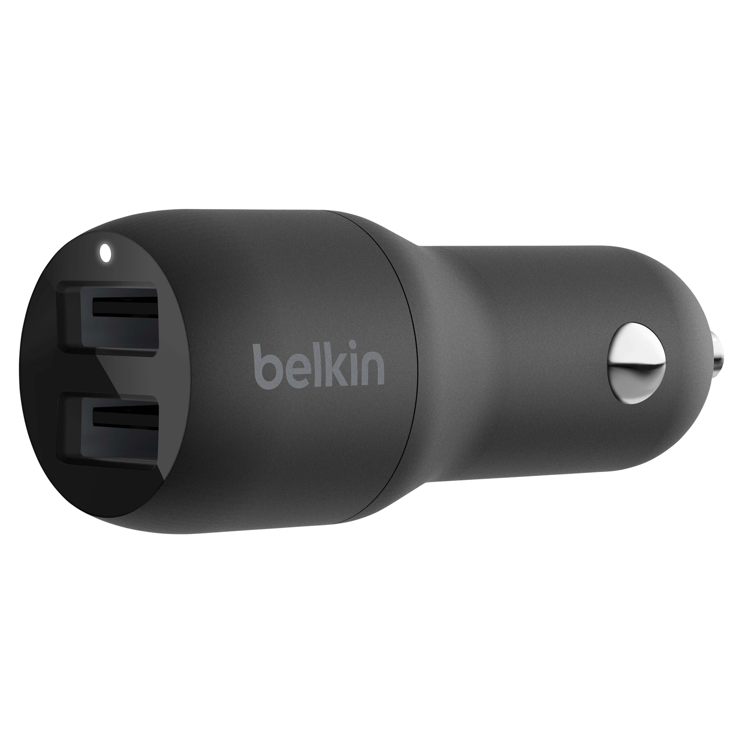slide 3 of 3, Belkin Dual Usb-A Car Charger - Black, 1 ct