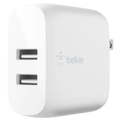 Belkin Dual Usb-A Wall Charger - White