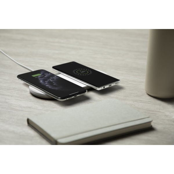 slide 3 of 5, Belkin Boost Charge Dual Wireless Charging Pad, White, 1 ct