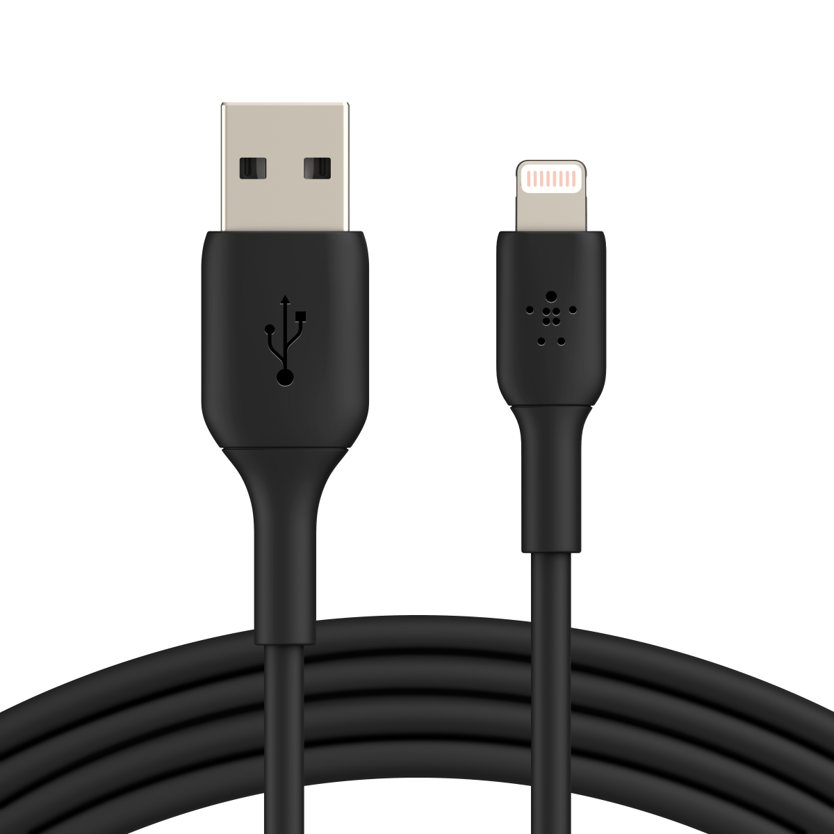 slide 2 of 3, Belkin Lightning To A Cable White, 2 ct
