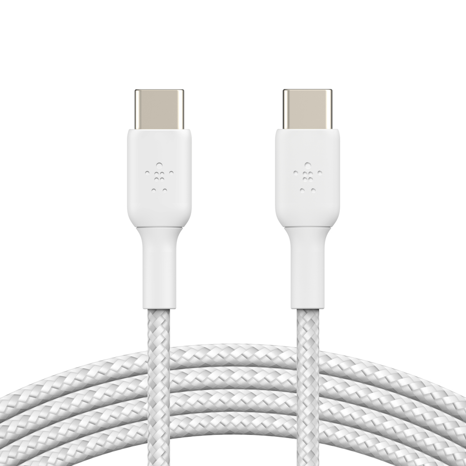 slide 2 of 4, Belkin BoostChargeBraided USB-C to USB-C Cable, 1 ct