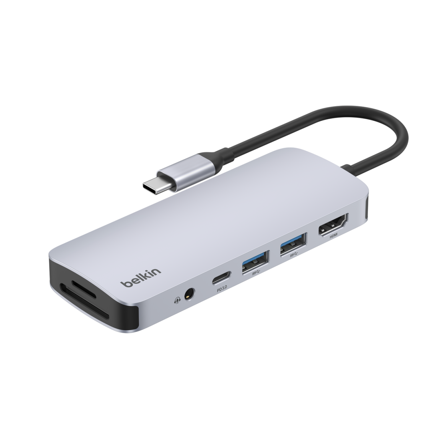 slide 3 of 3, Belkin USB-C 7-in-1 Multiport Hub, 1 ct