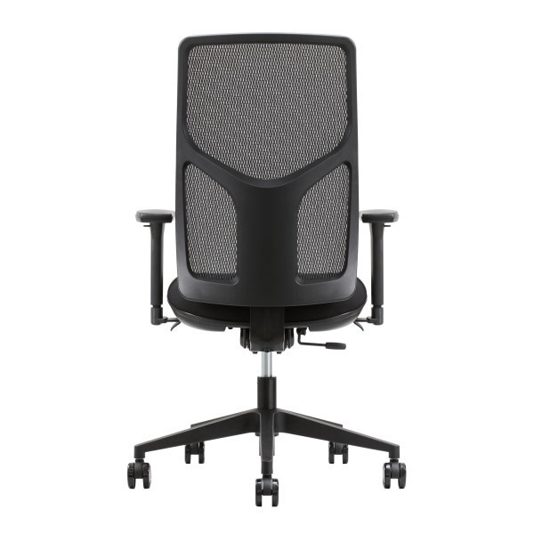slide 4 of 9, WorkPro® 4000 Series Multifunction Ergonomic Mesh/Fabric High-Back Executive Office Chair, Black/Black, BIFMA Compliant, 1 ct