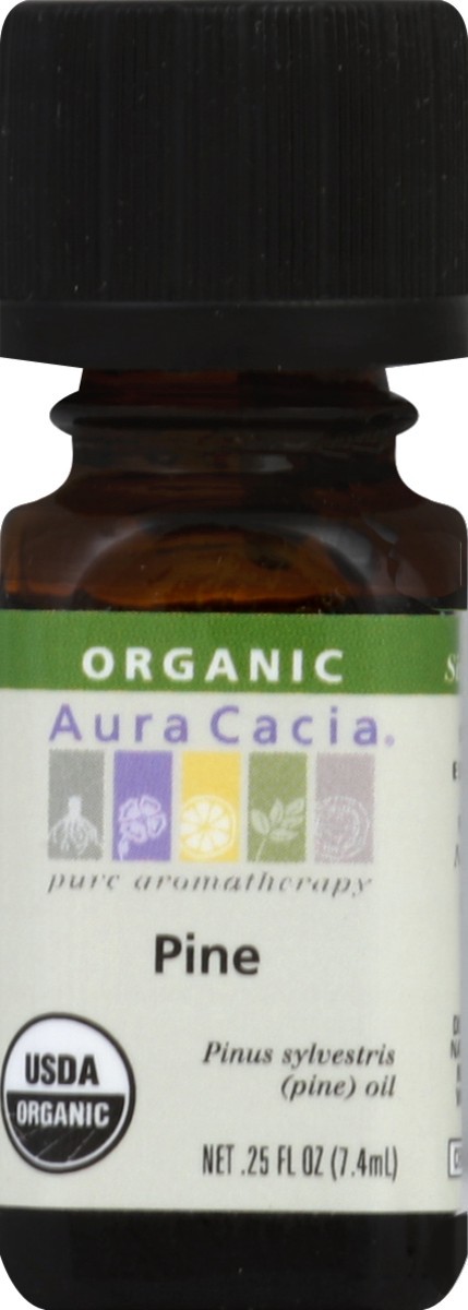 slide 2 of 3, Aura Cacia Organic Pine Pure Essential Oil 0.25 fl oz, 0.25 fl oz