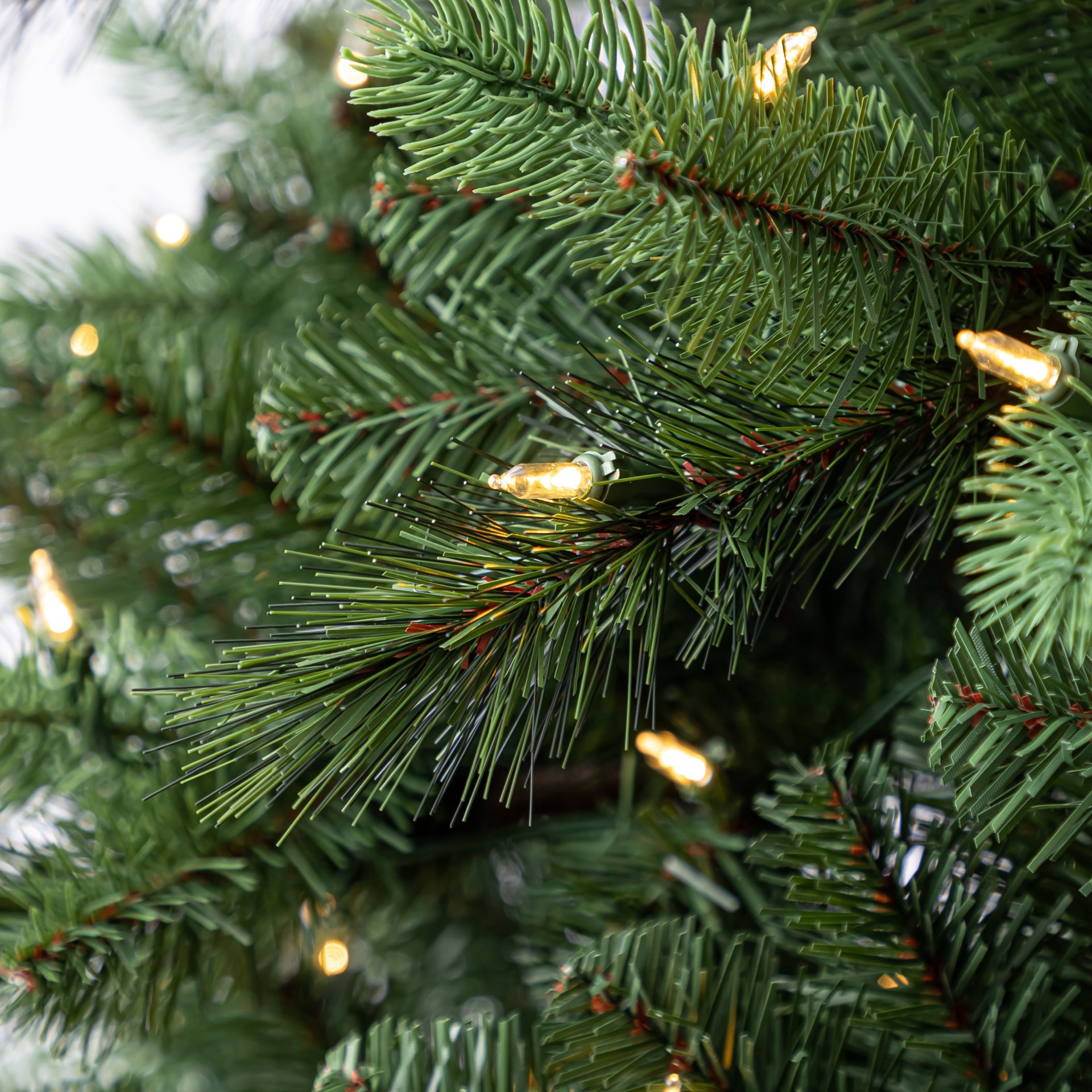 slide 3 of 9, 9ft. Pre-Lit Rothwell Fir Realistic Artificial Christmas Tree, Warm White Led Lights By Ashland, 9 ft