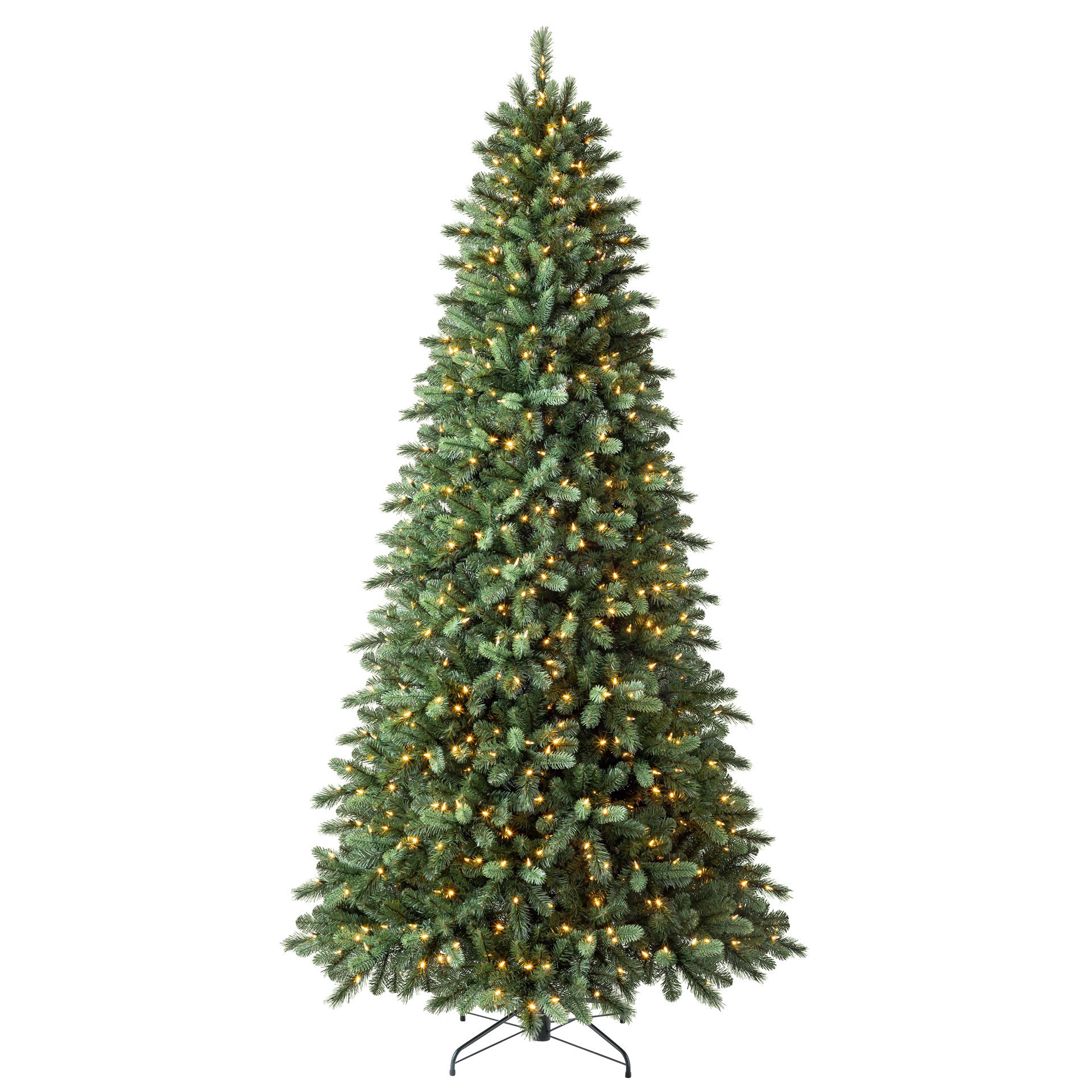 slide 5 of 9, 9ft. Pre-Lit Rothwell Fir Realistic Artificial Christmas Tree, Warm White Led Lights By Ashland, 9 ft