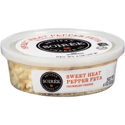 Soiree Artisan Cheese Co. Sweet Heat Pepper Feta Crumbled Cheese