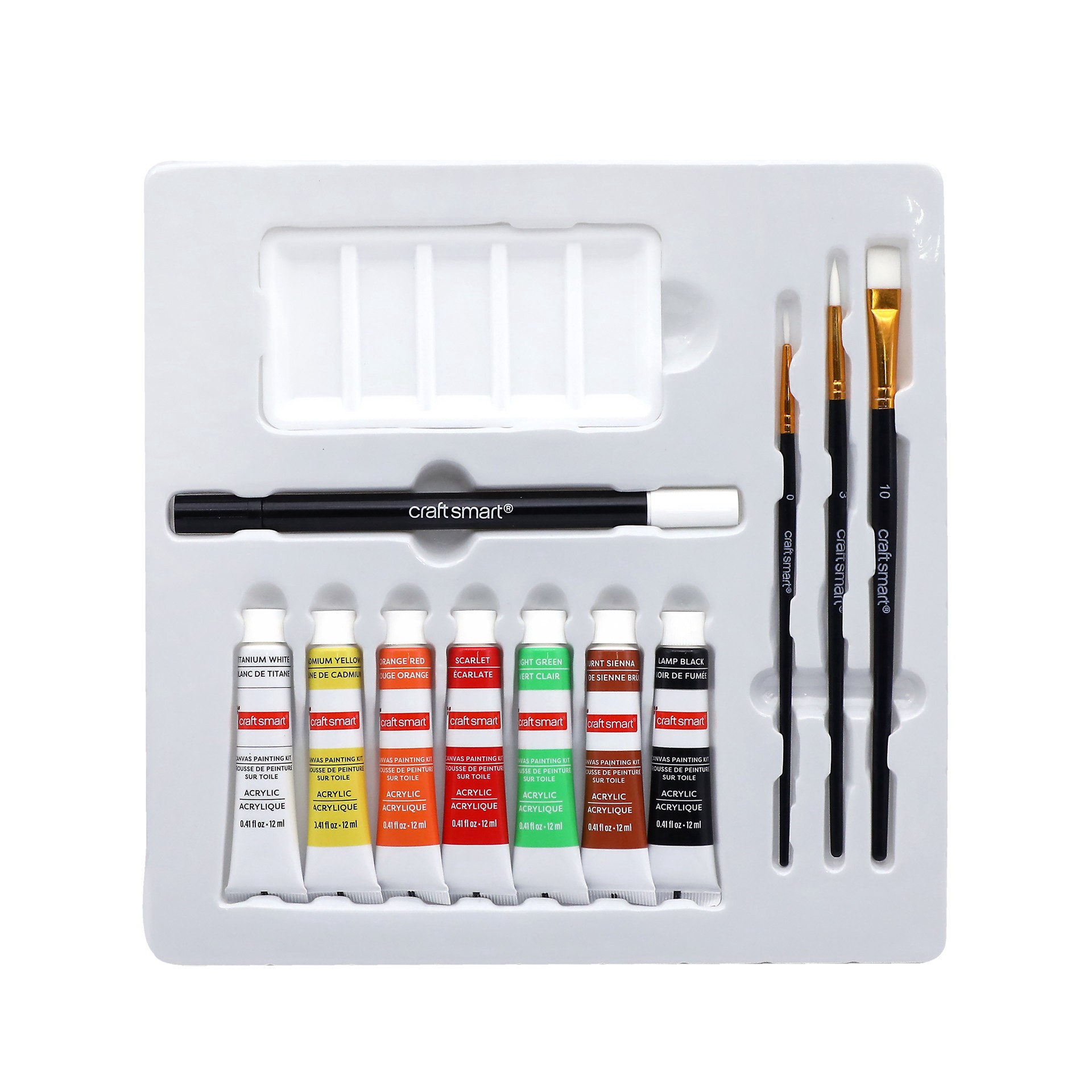 slide 2 of 5, 11" X 11" Harvest Porch Canvas Painting Kit By Craft Smart, 11 in x 11 in