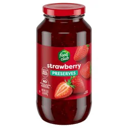 Food Club Strawberry Preserves 32 oz