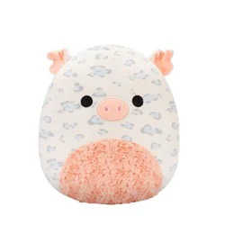 Squishmallows 12" White Spotted Pig With Pink Swirl Fur Belly