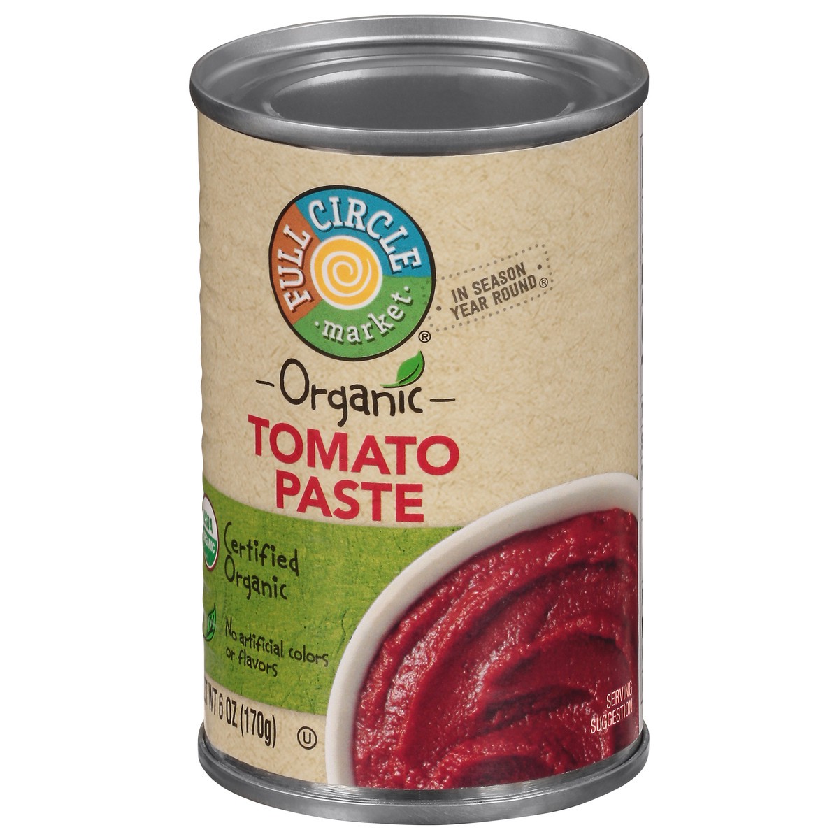 slide 16 of 16, Full Circle Market Organic Tomato Paste 6 oz, 6 oz