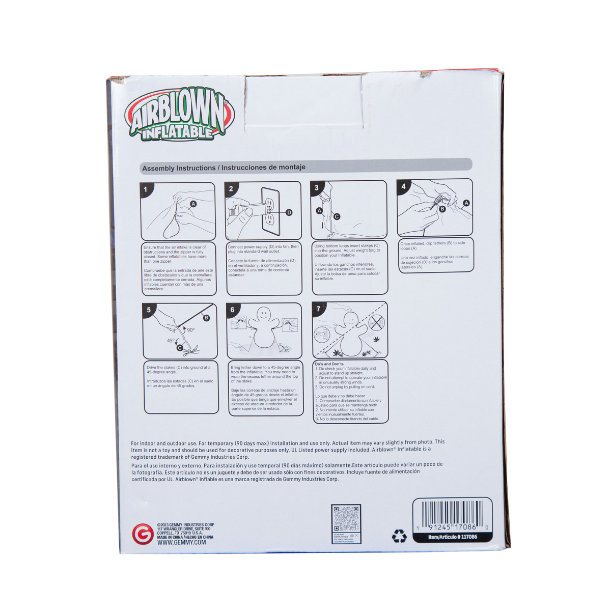 slide 19 of 29, Airblown-Santa and Friends-SM Scene, 50.39 in