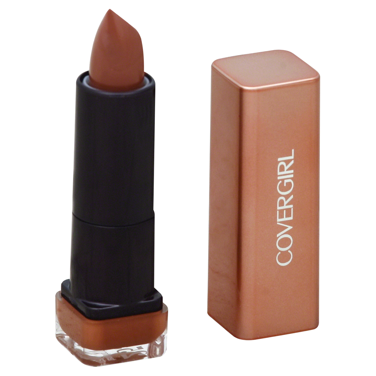 slide 1 of 2, Covergirl Colorlicious Lipstick - 255 Tempting Toffee, 0.12 oz