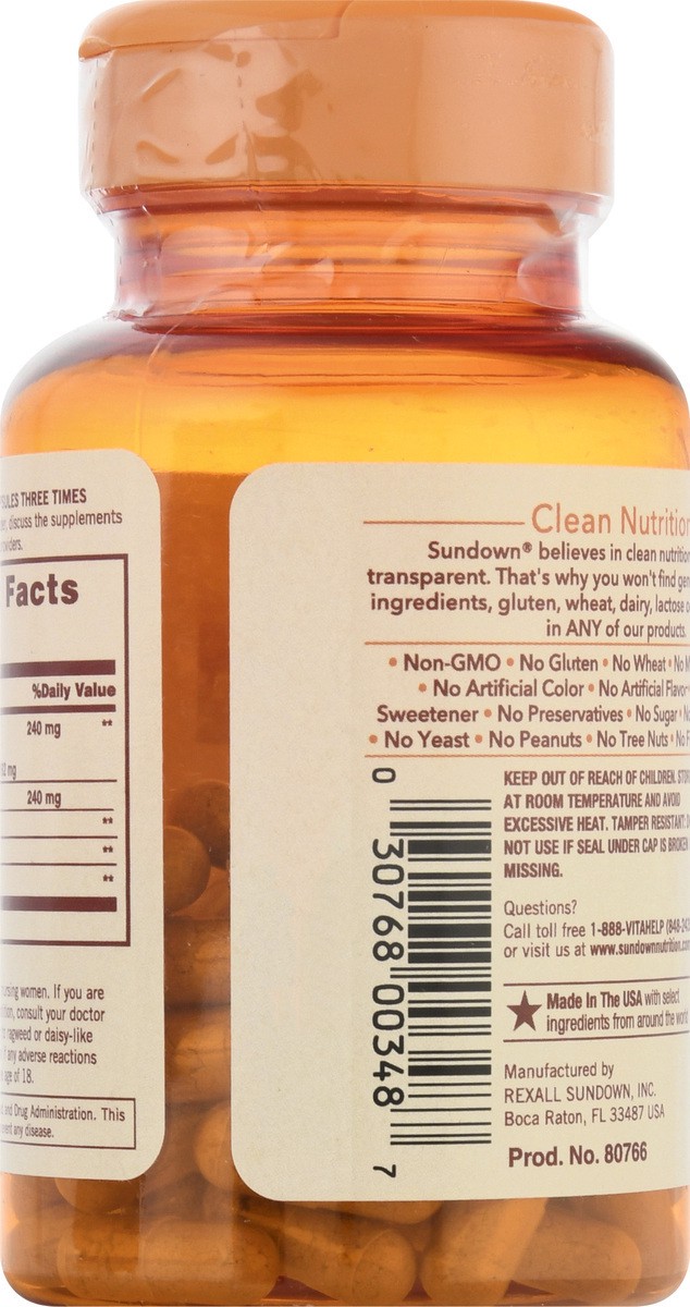 slide 6 of 9, Sundown Non-GMO 240 mg Capsules Standardized Milk Thistle 60 ea, 60 ct