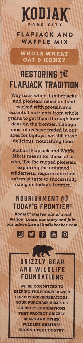 slide 3 of 14, Kodiak Cakes Frontier Whole Wheat Oat & Honey Flapjack & Waffle Mix 24 oz, 24 oz