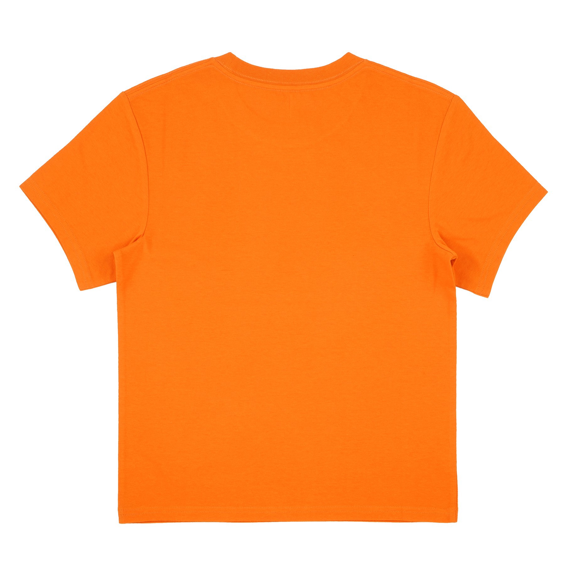 slide 2 of 2, Orange Jack-O'-Lantern Face Youth Crew Neck T-Shirt By Celebrate It, SM