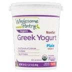 slide 1 of 1, Wholesome Pantry Nonfat Greek Yogurt Plain, 30 oz