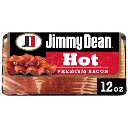 Jimmy Dean Hot Bacon Premium Quality Pre-Sliced Gluten-Free