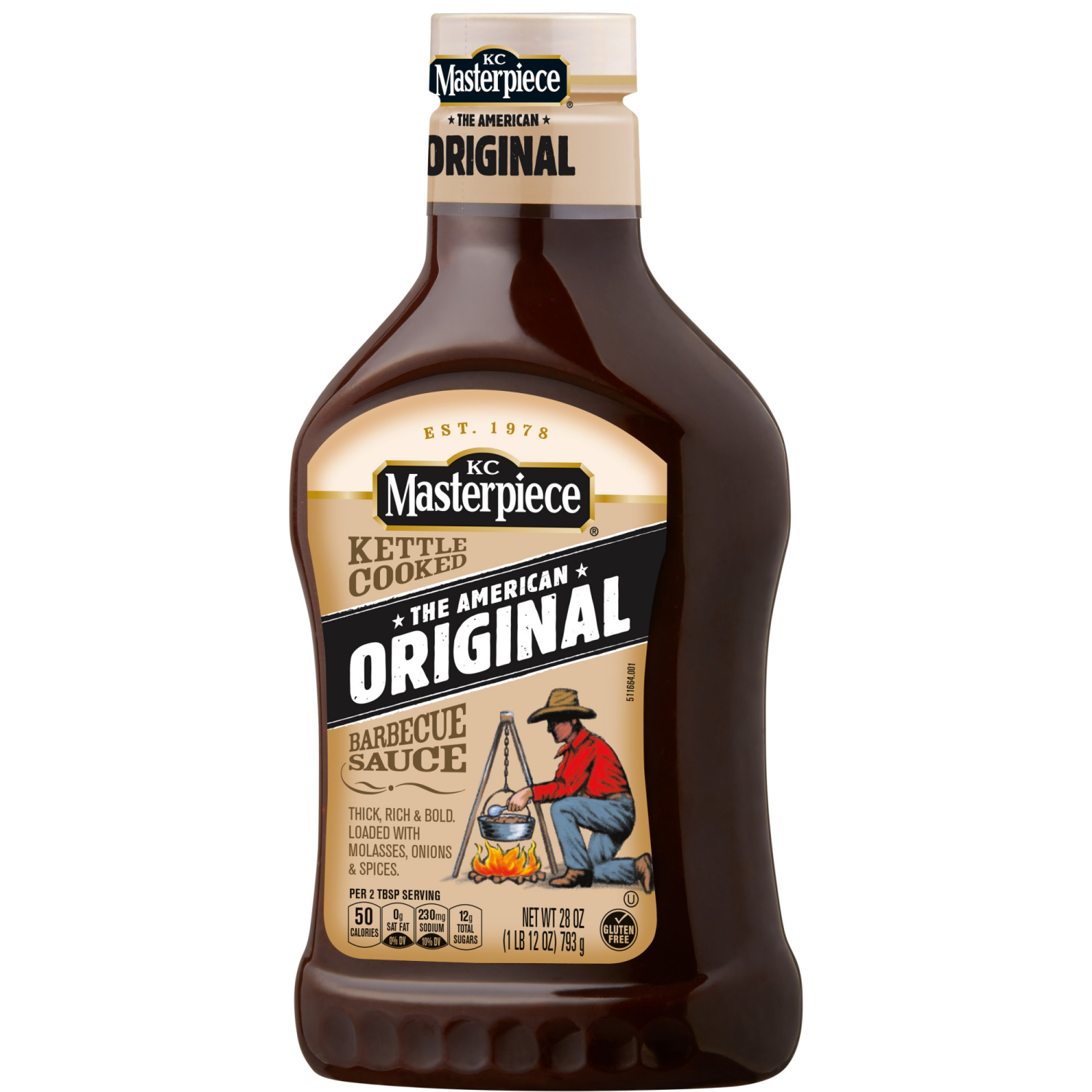 slide 2 of 5, KC Masterpiece Original Barbecue Sauce, 28 oz