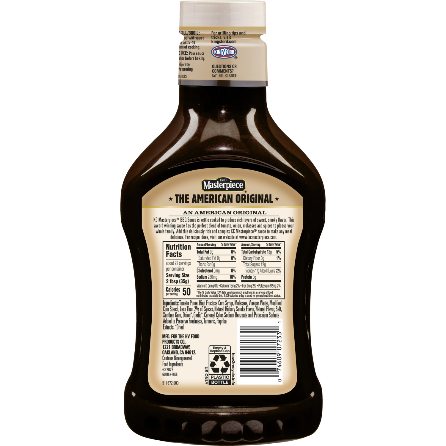 slide 5 of 5, KC Masterpiece Original Barbecue Sauce, 28 oz