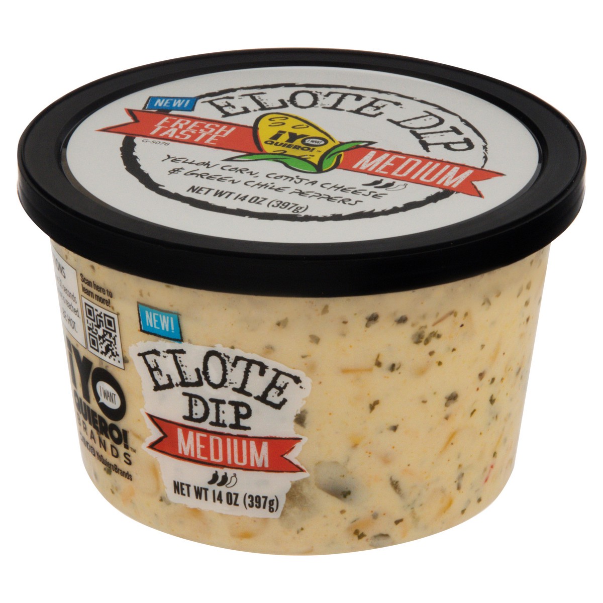 slide 9 of 9, ¡Yo Quiero! Medium Elote Dip 14 oz, 14 oz