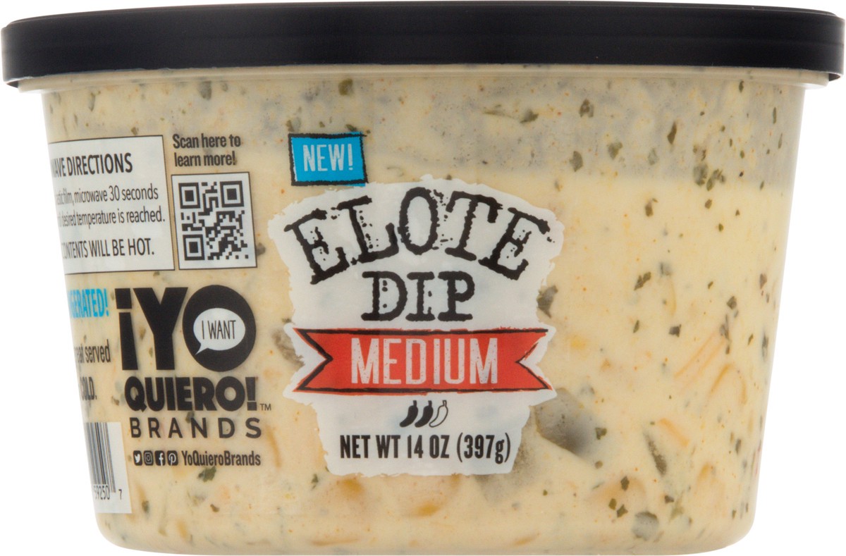slide 8 of 9, ¡Yo Quiero! Medium Elote Dip 14 oz, 14 oz