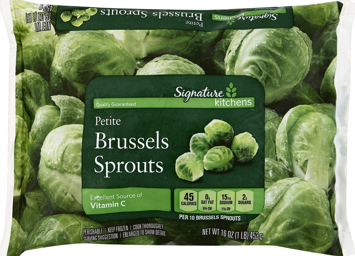 slide 3 of 5, Signature Select Brussels Sprouts 16 oz, 16 oz