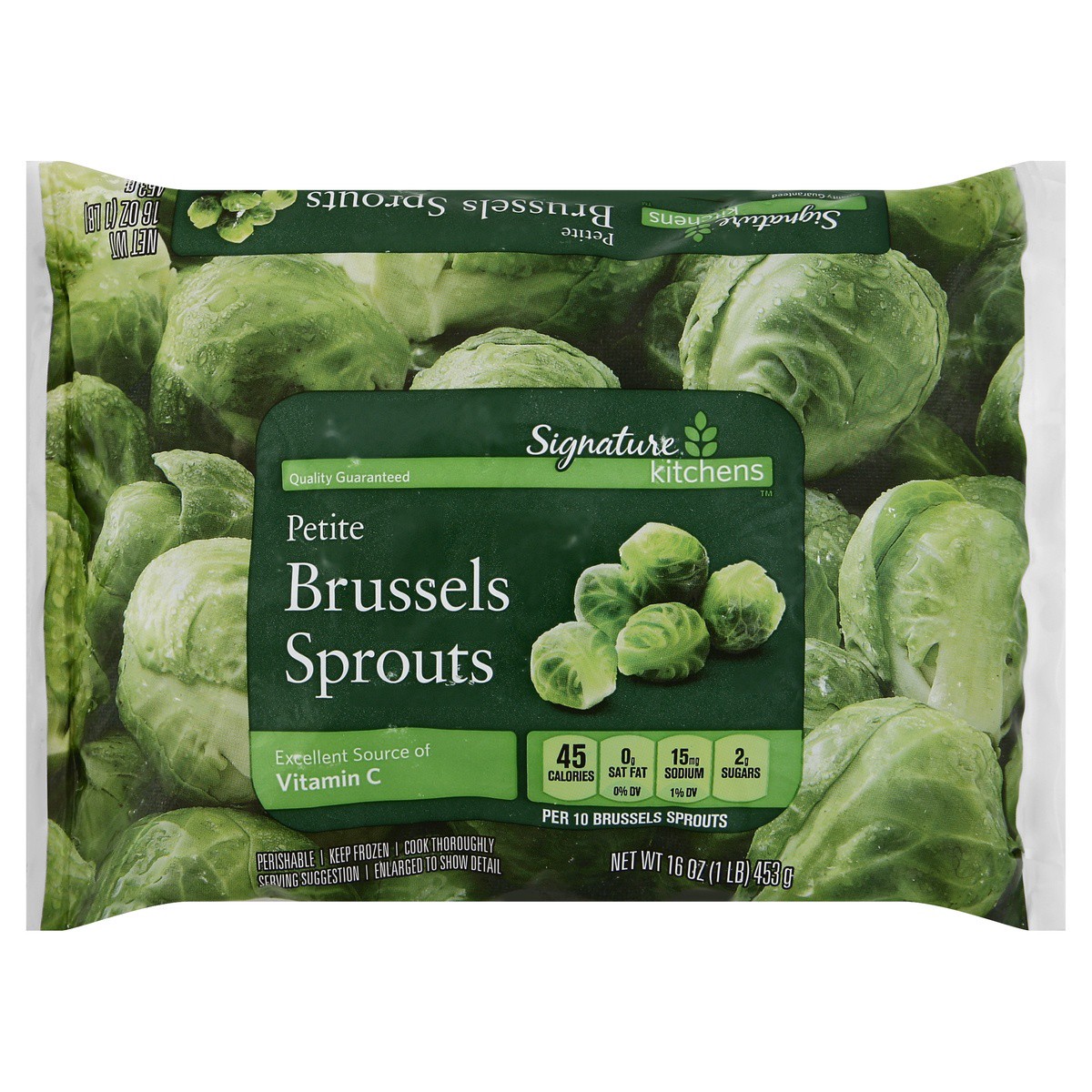 slide 1 of 5, Signature Select Brussels Sprouts 16 oz, 16 oz