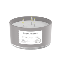 slide 5 of 5, Rugged & Refined Steel Vetiver Candle 1 ea, 1 ct