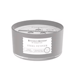 Rugged & Refined Steel Vetiver Candle - 1 ea