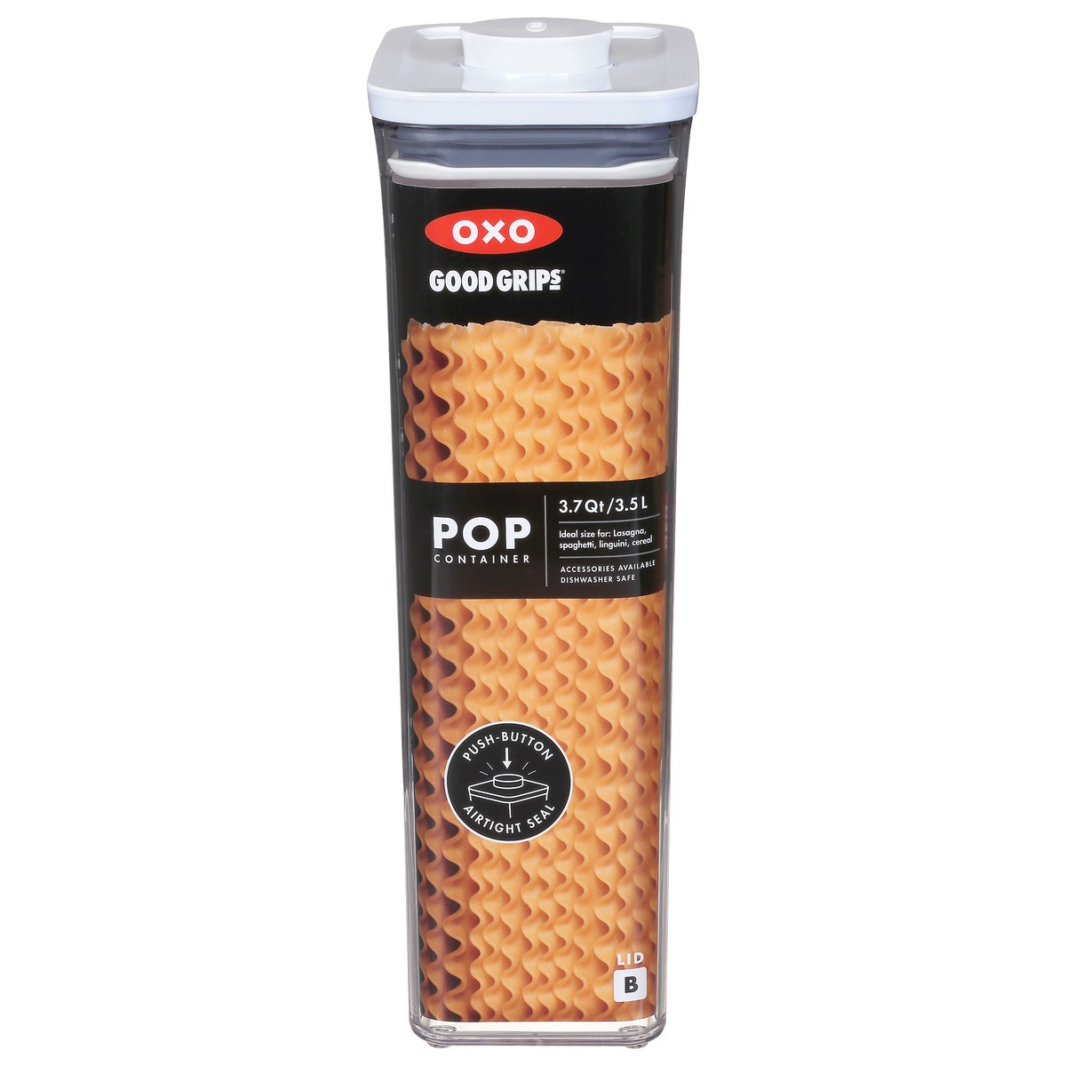 slide 1 of 12, OXO Good Grips 3.7 Quart Lid B Pop Container 1 ea, 1 ea