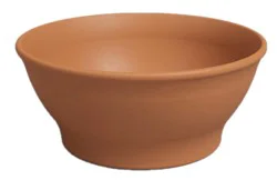 Artevasi 13-in W x 13-in L x 5-in H Terracotta Terracotta Round Indoor Low bowl planter