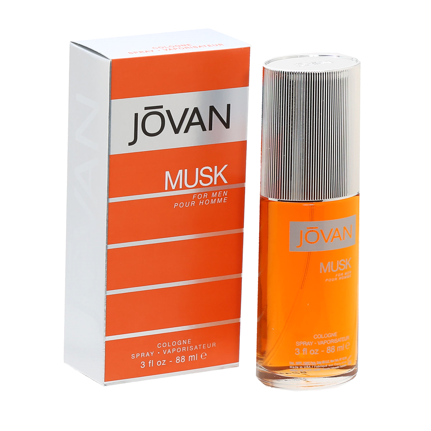 slide 2 of 2, JOVAN MUSK MEN by COTY- COLOGNE SPRAY, 3 oz
