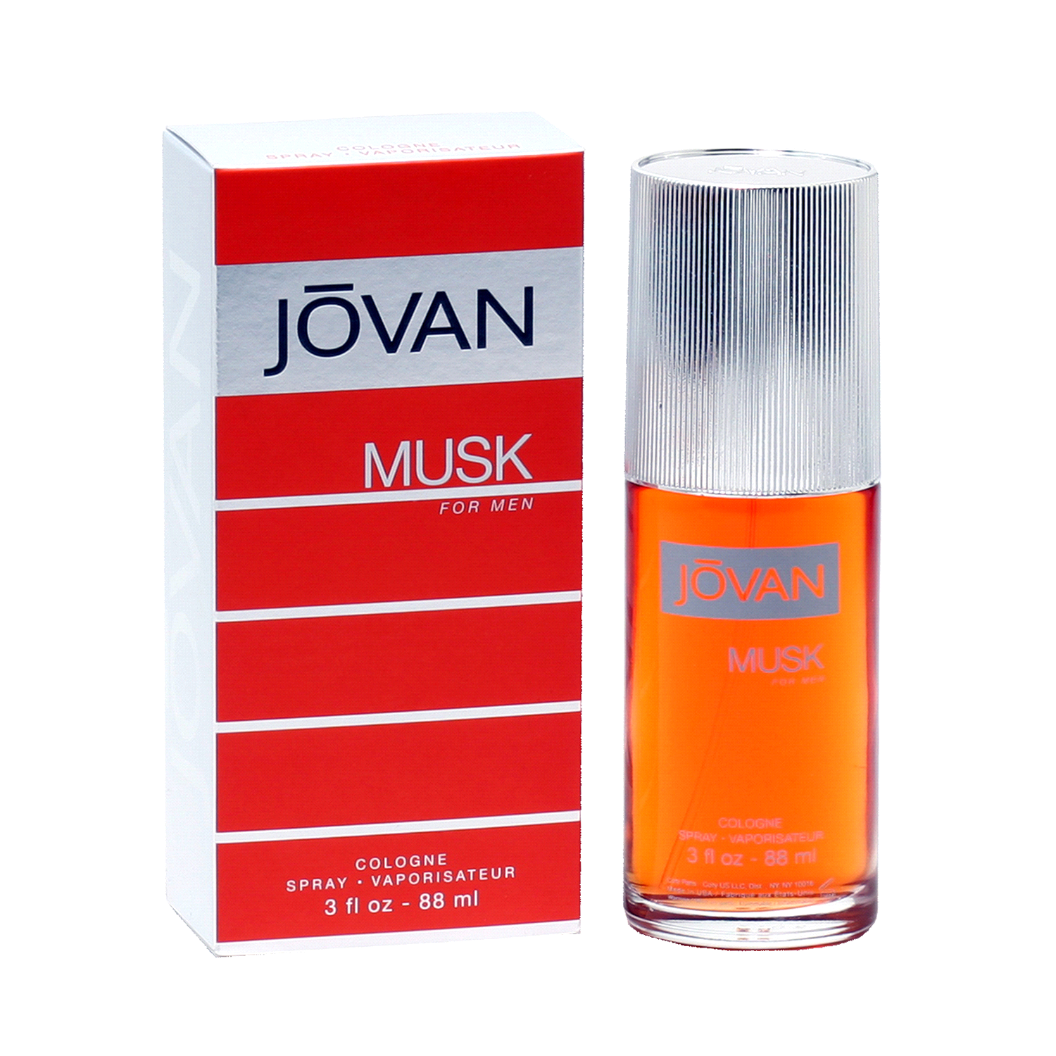 slide 1 of 2, JOVAN MUSK MEN by COTY- COLOGNE SPRAY, 3 oz