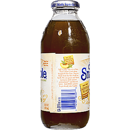 slide 5 of 13, Snapple Diet Peach Tea, 16 fl oz