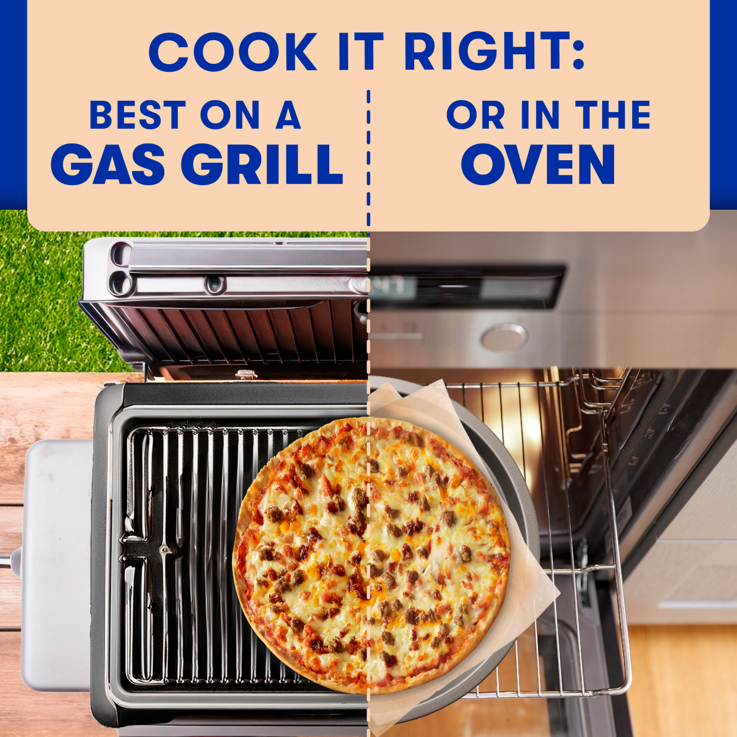 slide 4 of 8, Jack's Jack’s Original Thin Bacon Cheeseburger Pizza, Thin Crust, Cheese Pizza, Frozen, 15 oz