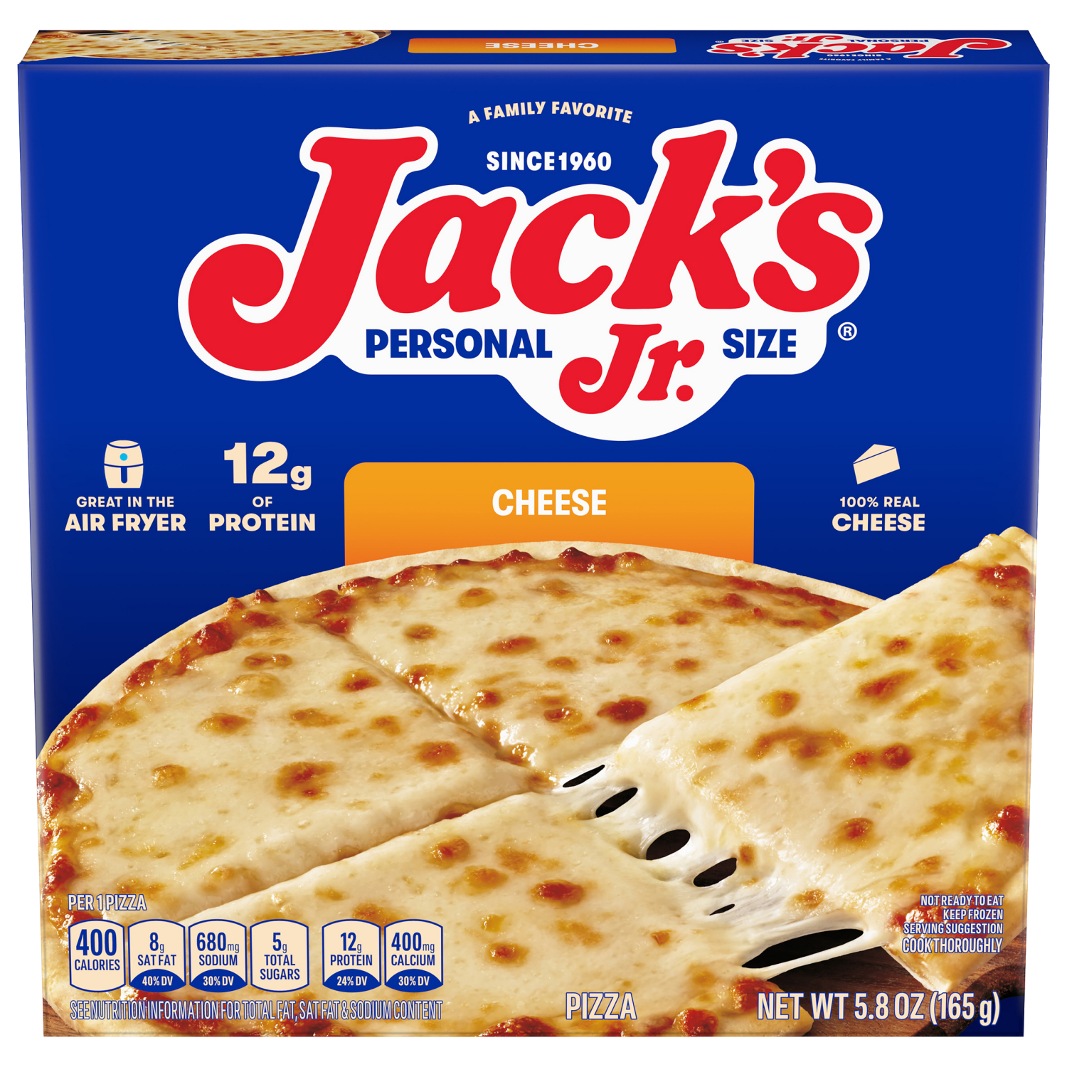 slide 1 of 4, JACK'S Cheese Pizza Personal Jr. Size 5.8oz Box, 5.8 oz