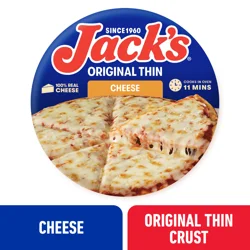 Jack's Original Thin Crust Cheese Frozen Pizza 13.8 oz.
