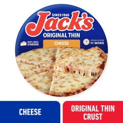 Jack's Original Thin Crust Cheese Frozen Pizza 13.8 oz.