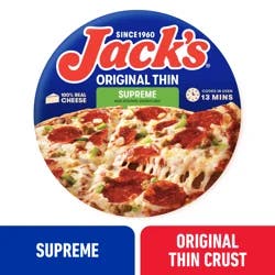 Jack's Original Thin Crust Supreme Frozen Pizza 15.8 oz.