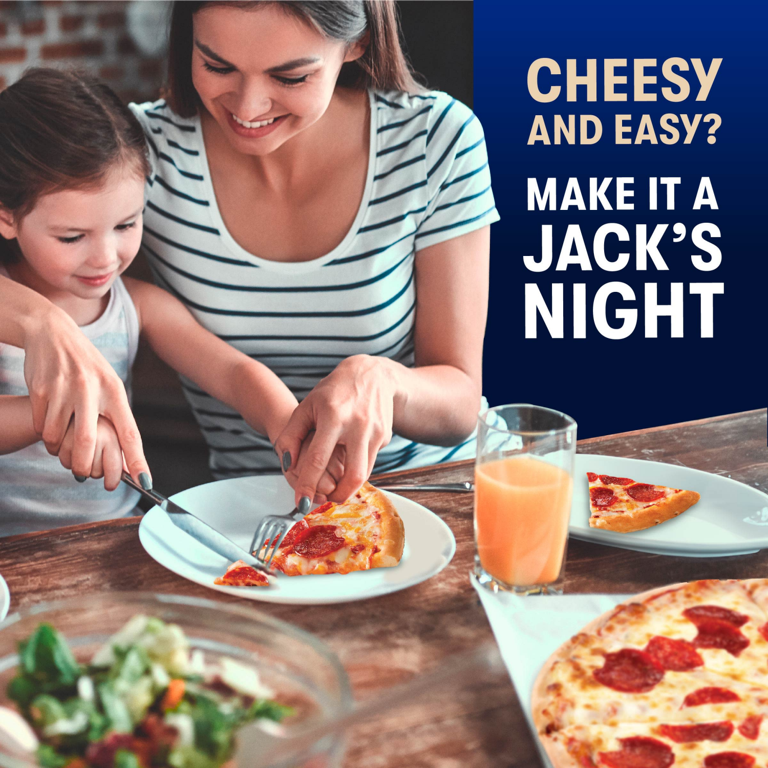 slide 7 of 8, Jack's Rising Crust Pepperoni Frozen Pizza 26.3 oz., 26.3 oz