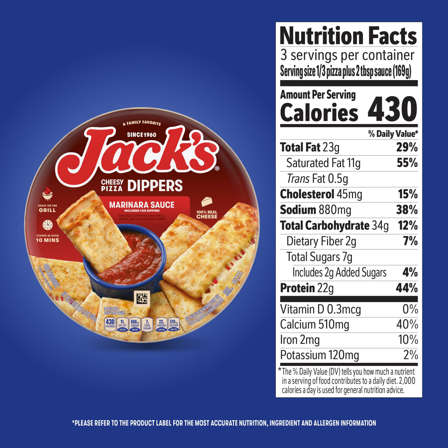 slide 2 of 8, Jack's Jack’s Cheesy Pizza Dippers, Pizza Sticks, Cheese Bread, 17.9oz, 17.9 oz