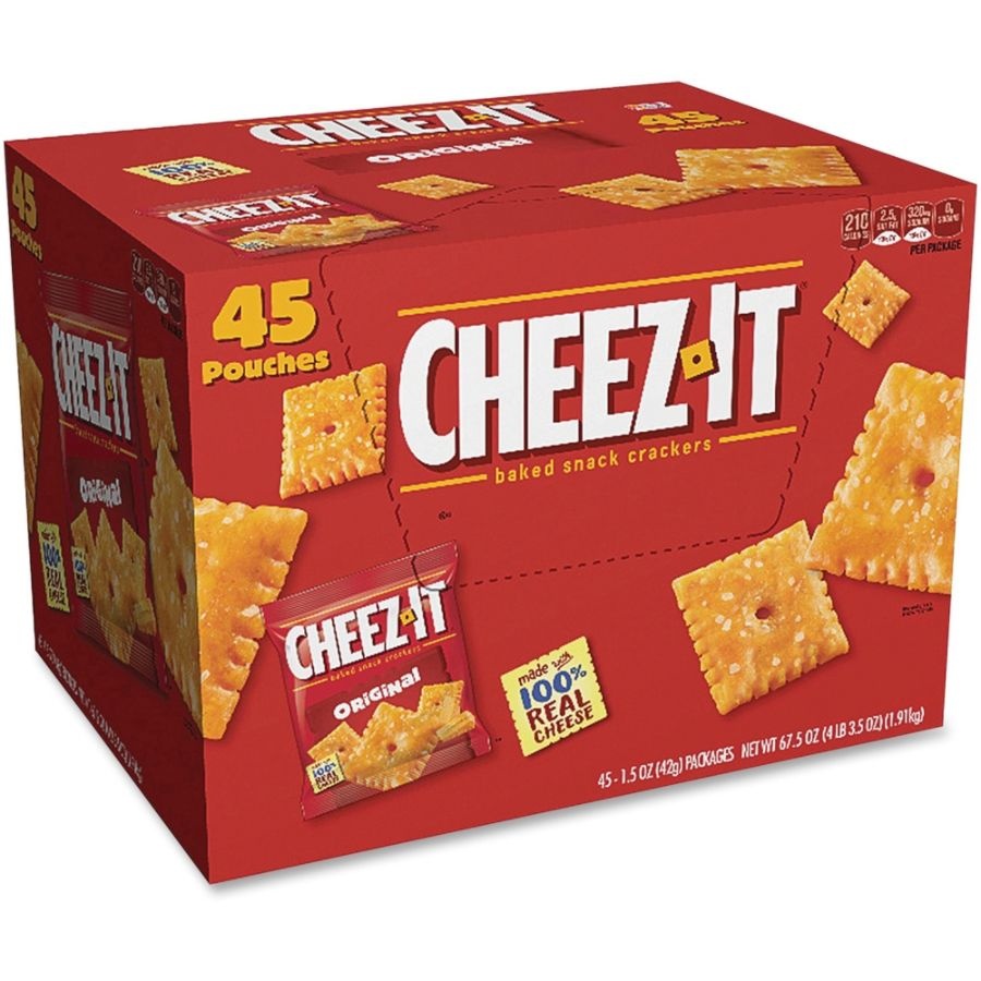 slide 2 of 2, Keebler Sunshine Cheez-It Bags, Pack Of 45, 45 ct