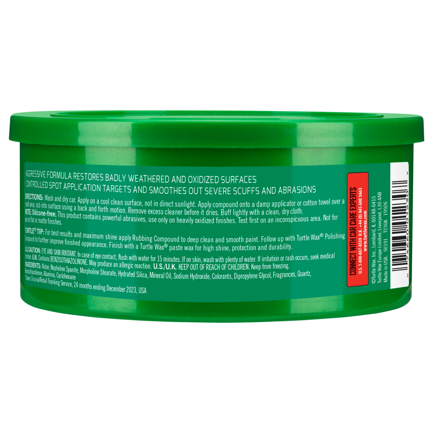 slide 3 of 5, Turtle Wax Rubbing Compound Heavy Duty Cleaner, 10.5 oz
